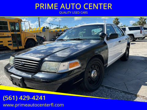2008 Ford Crown Victoria for sale at PRIME AUTO CENTER in Palm Springs FL