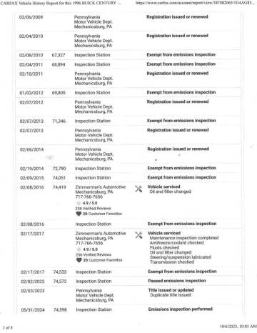 1996 Buick Century Special