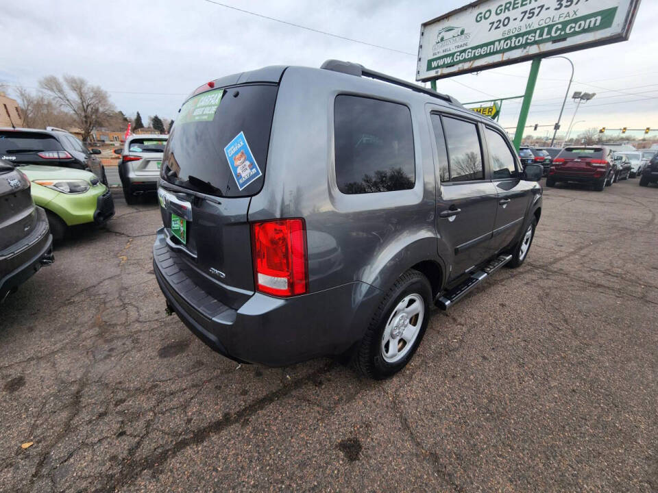 2011 Honda Pilot for sale at GO GREEN MOTORS in Lakewood, CO