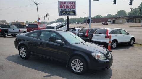 2010 Chevrolet Cobalt for sale at FIRST CHOICE AUTO Inc in Middletown OH