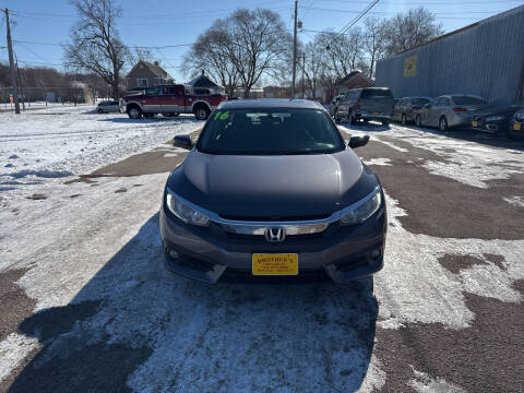 2016 Honda Civic for sale at Brothers Used Cars Inc in Sioux City IA
