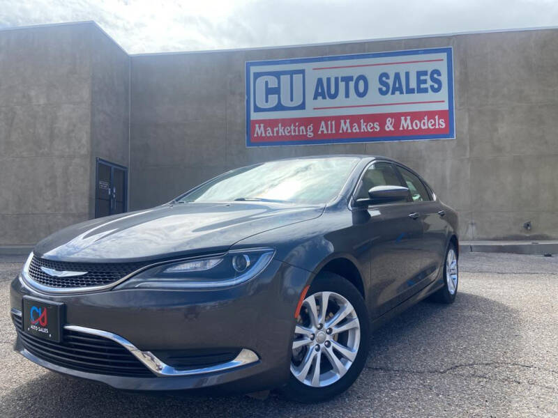 2016 Chrysler 200 for sale at C U Auto Sales in Albuquerque NM