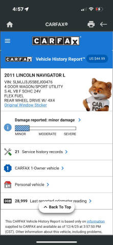 2011 Lincoln Navigator L