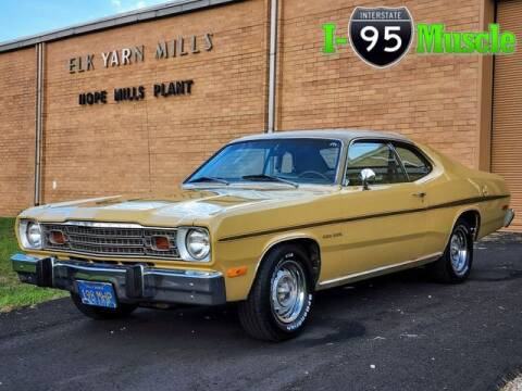 1974 Plymouth Gold Duster for sale at I-95 Muscle in Hope Mills NC