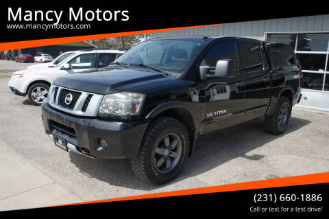 2015 Nissan Titan for sale at Mancy Motors in Mancelona MI