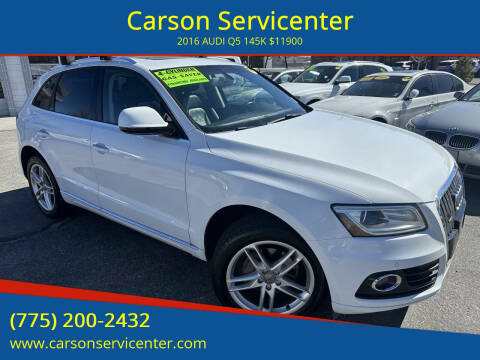 2016 Audi Q5 for sale at Carson Servicenter in Carson City NV
