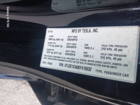 2019 Tesla Model 3