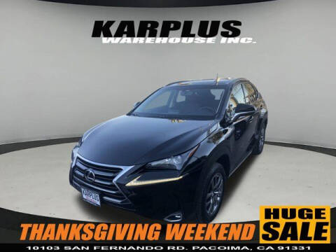 2015 Lexus NX 200t for sale at Karplus Warehouse in Pacoima CA