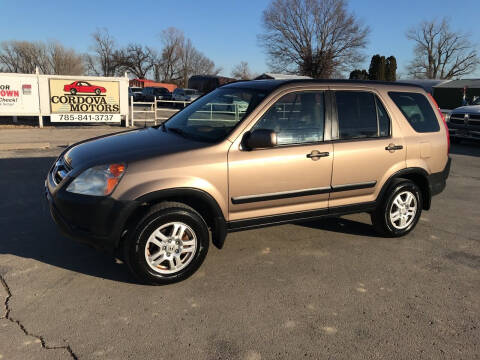 2003 Honda CR-V for sale at Cordova Motors in Lawrence KS