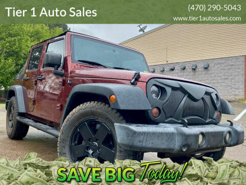 2007 Jeep Wrangler Unlimited for sale at Tier 1 Auto Sales in Gainesville GA