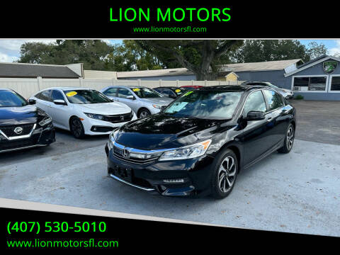 2017 Honda Accord for sale at LION MOTORS in Orlando FL