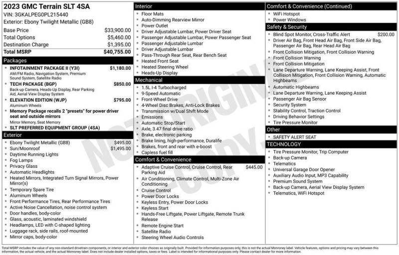2023 GMC Terrain SLT