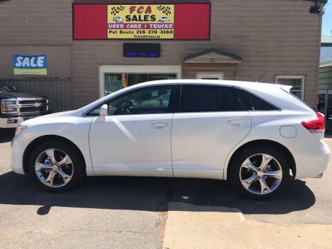2010 Toyota Venza for sale at FCA Sales in Motley MN