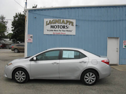 2016 Toyota Corolla for sale at Lagniappe Motors Of New Iberia, Inc. in New Iberia LA