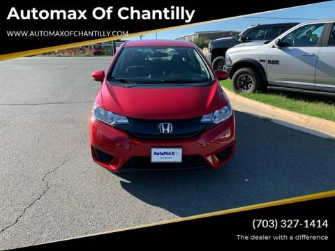 2017 Honda Fit for sale at Automax of Chantilly in Chantilly VA