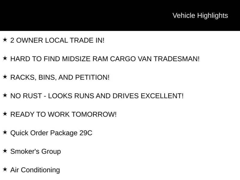 2014 RAM C/V Tradesman