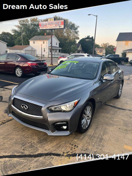 2015 Infiniti Q50 for sale at Dream Auto Sales in South Milwaukee WI