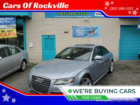 2011 Audi A4 for sale at Cars Of Rockville in Rockville MD