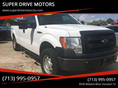 2014 Ford F-150 for sale at SUPER DRIVE MOTORS in Houston TX