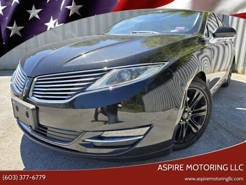 2015 Lincoln MKZ for sale at Aspire Motoring LLC in Brentwood NH