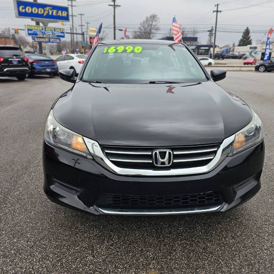 2014 Honda Accord for sale at Norman's Auto Sales in Cleveland, OH