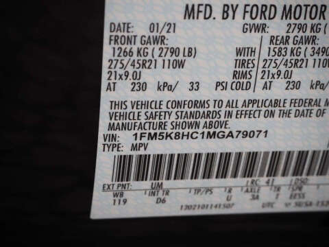 2021 Ford Explorer Platinum