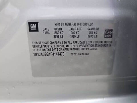 2015 Chevrolet Sonic LS Auto