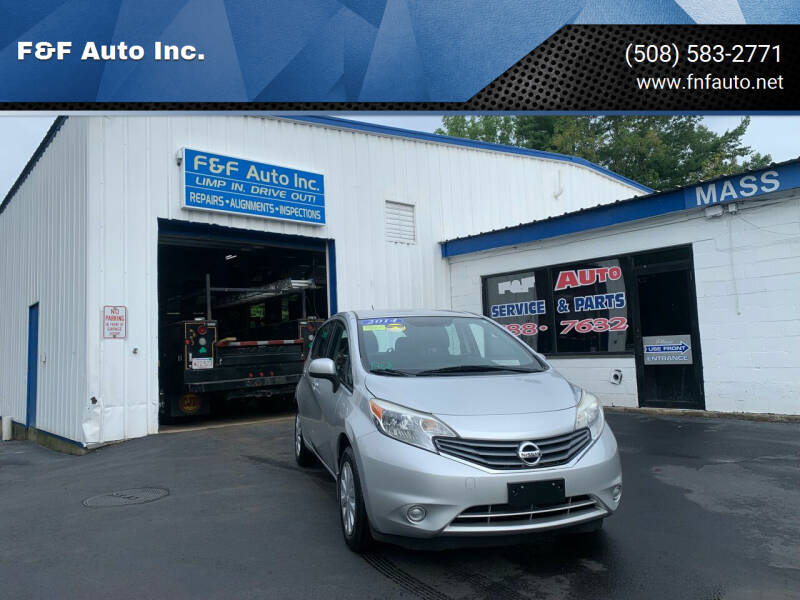 2014 Nissan Versa Note for sale at F&F Auto Inc. in West Bridgewater MA