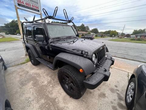 2014 Jeep Wrangler for sale at E Motors LLC in Anderson SC