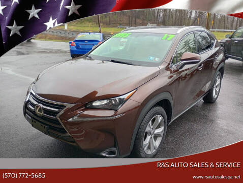 2017 Lexus NX 200t for sale at R&S Auto Sales & SERVICE in Linden PA