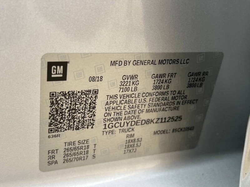 2019 Chevrolet Silverado 1500