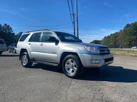 2004 Toyota 4Runner for sale at CVC AUTO SALES in Durham NC