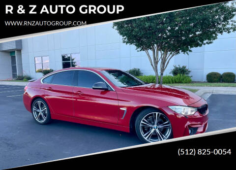 2016 BMW 4 Series for sale at R & Z AUTO GROUP in Austin TX