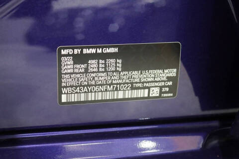 2022 BMW M3 Competition xDrive