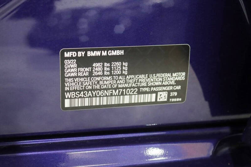 2022 BMW M3 Competition xDrive