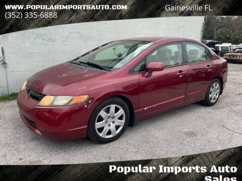 2007 Honda Civic for sale at Popular Imports Auto Sales in Gainesville FL
