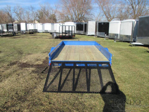 2026 Rice Trailers Single Axle Utility SST7612