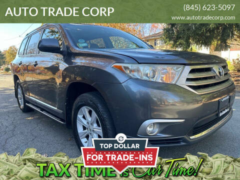 2013 Toyota Highlander for sale at AUTO TRADE CORP in Nanuet NY