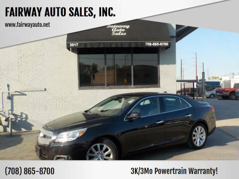 2013 Chevrolet Malibu for sale at FAIRWAY AUTO SALES, INC. in Melrose Park IL