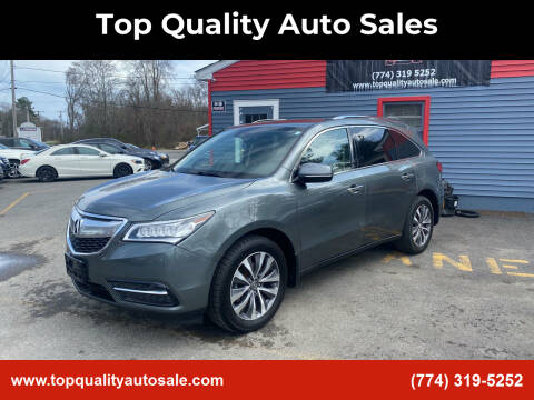 2016 Acura MDX for sale at Top Quality Auto Sales in Westport MA