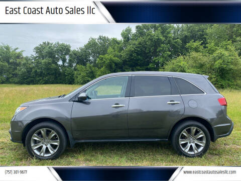 2011 Acura MDX for sale at East Coast Auto Sales llc in Virginia Beach VA