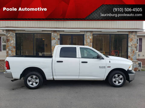 2017 RAM Ram Pickup 1500 for sale at Poole Automotive in Laurinburg NC
