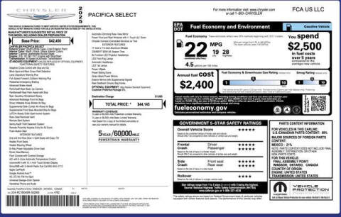 2025 Chrysler Pacifica Select