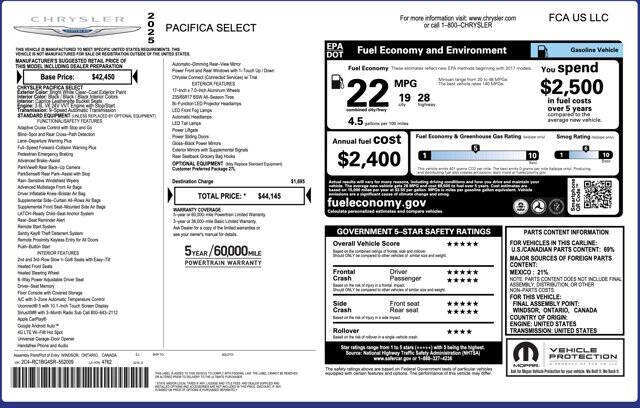 2025 Chrysler Pacifica Select