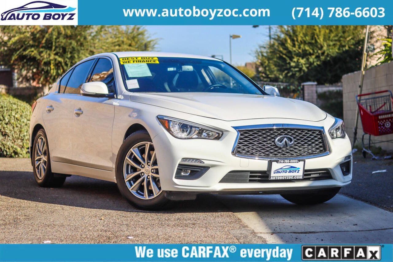 2021 INFINITI Q50 for sale at Auto Boyz in Garden Grove, CA