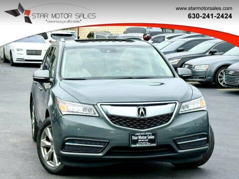 2016 Acura MDX for sale at Star Motor Sales in Downers Grove IL