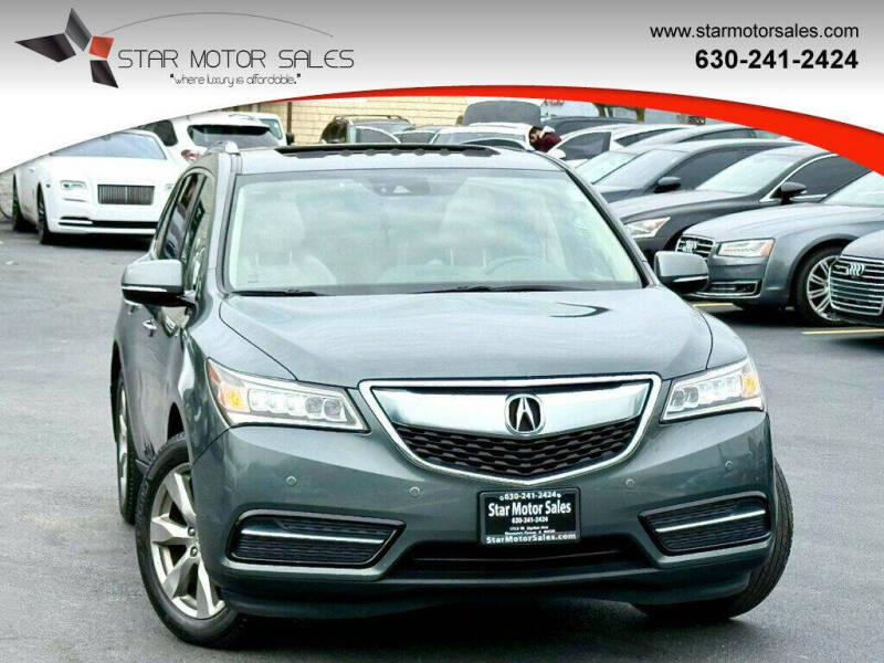 2016 Acura MDX for sale at Star Motor Sales in Downers Grove IL