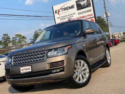 2016 Land Rover Range Rover for sale at Extreme Autoplex LLC in Spring TX