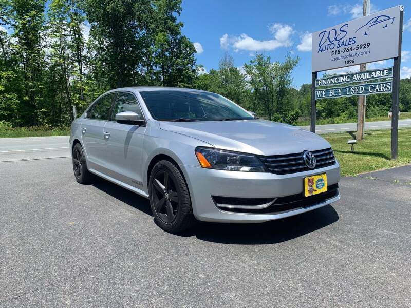 2013 Volkswagen Passat for sale at WS Auto Sales in Castleton On Hudson NY