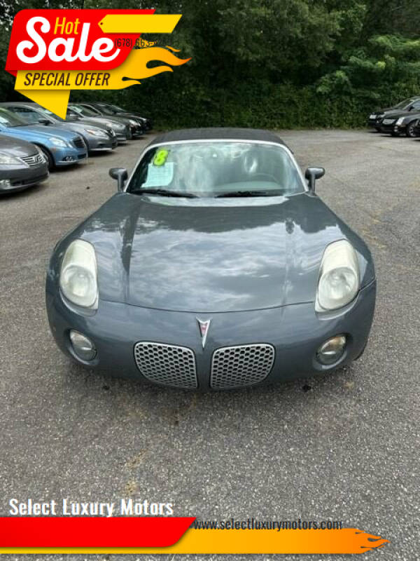 2008 Pontiac Solstice for sale at Select Luxury Motors in Cumming GA